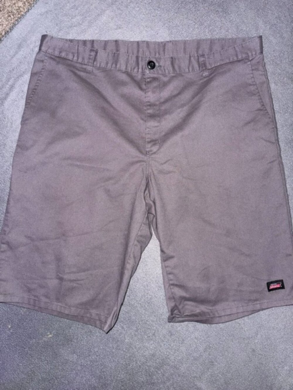 Dickies Men’s Gray Shorts Size 40 Gray Casual Lightweight Flat Front